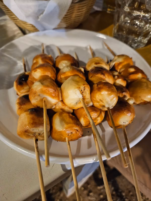 Arrosticini di scamorzine