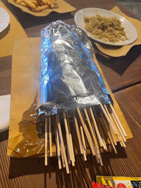 Il fascio di arrosticini