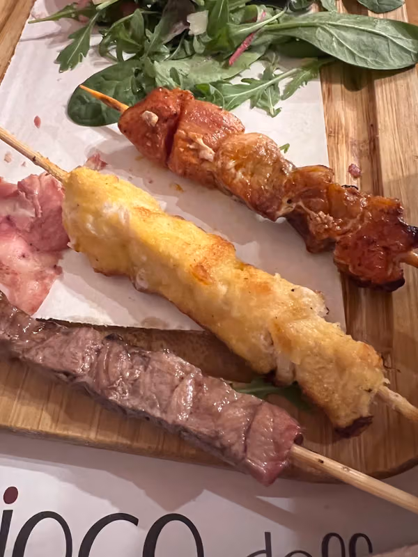 Pane olio arrosticini