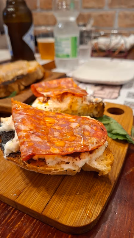 Pane olio arrosticini