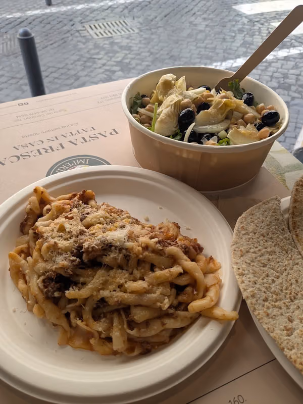 Pasta in Corso Monti-Colosseo