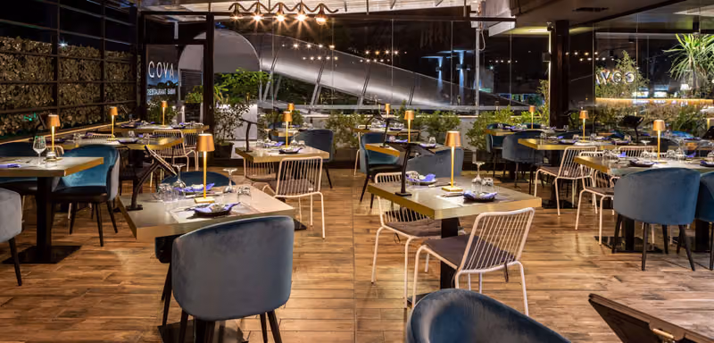 La sala del ristorante