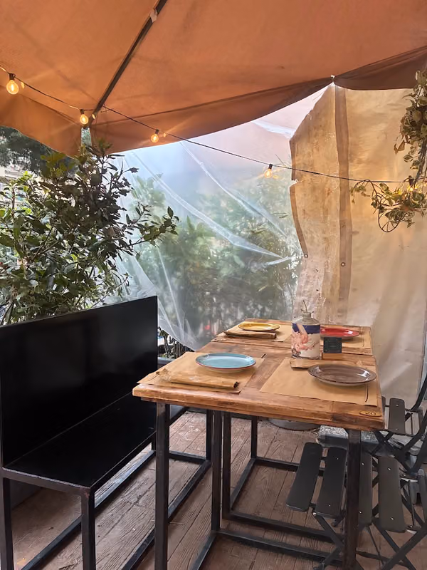 Il pergolato nel giardino