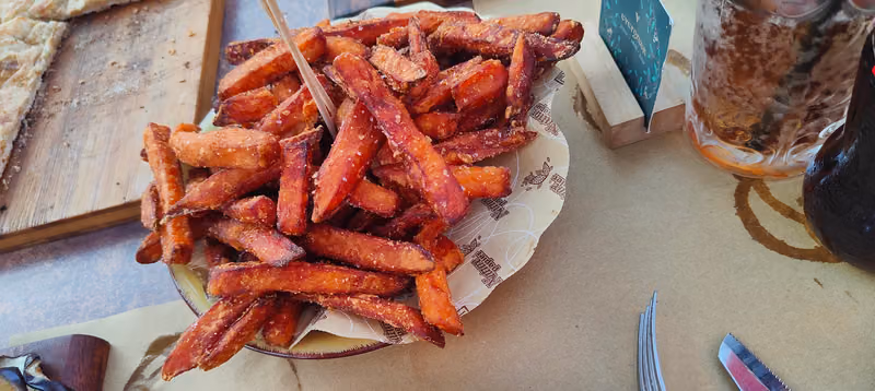 Patatine dolci fritte