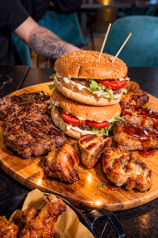 Burger e fritti