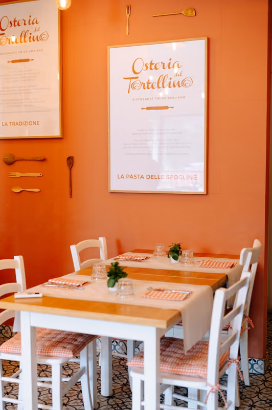 Ambiente dell'osteria