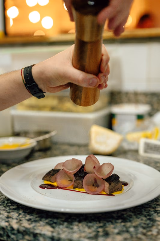 Ambiente dell'osteria