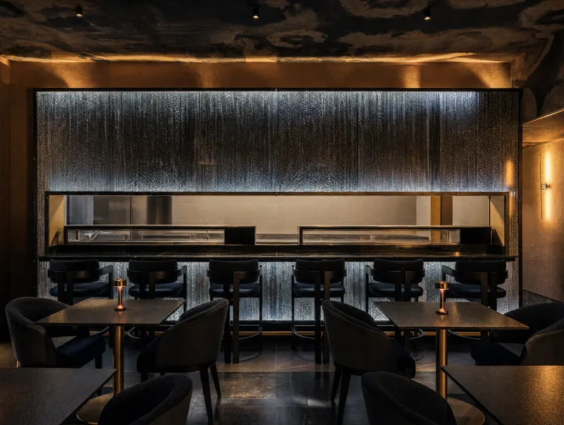 Akira Back Roma, la cucina a vista