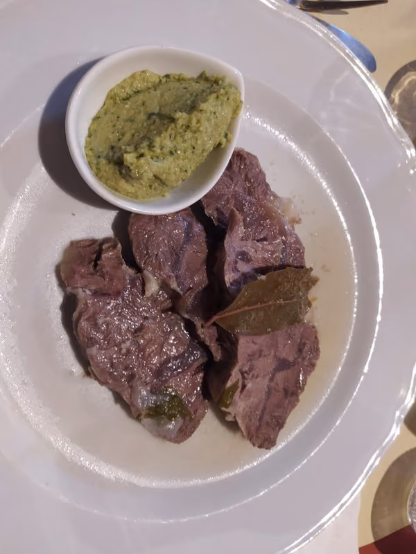 Bollito con salsa verde